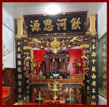 Bàn thờ gia tiên 3 tầng